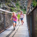 Hängebrücke über die 1000 Stufen Schlucht