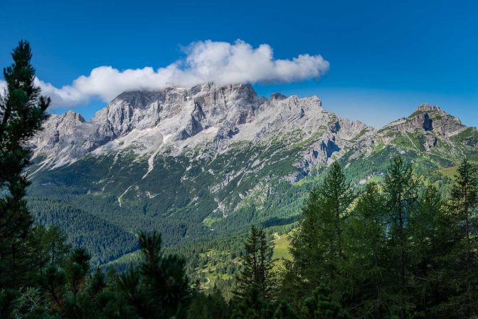 Blick hinüber zu Civetta