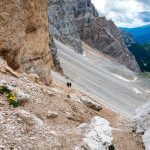 Abstieg vom Val d’Arcia Sattel-Rundwanderung Monte Pelmo