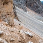 Abstieg vom Val d’Arcia Sattel-Rundwanderung Monte Pelmo