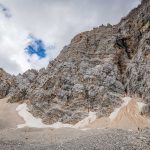 Abstieg vom Val d’Arcia Sattel-Rundwanderung Monte Pelmo