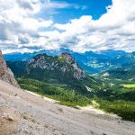 Abstieg vom Val d’Arcia Sattel-Rundwanderung Monte Pelmo