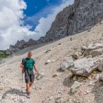 Abstieg vom Val d’Arcia Sattel-Rundwanderung Monte Pelmo