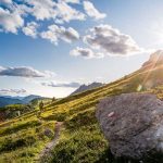 Sonnenuntergang am San Pellegrino Pass