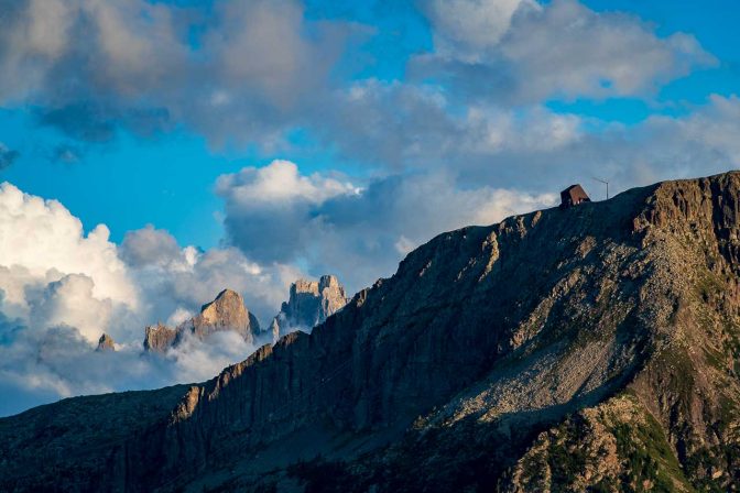 Col Margherita mit der Pallagruppe im Hintergrund