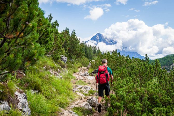 Blick auf den Monte Antelao - Rundwanderung Monte Pelmo