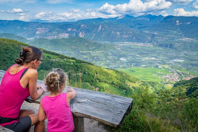 Ausblick hinunter nach Tramin