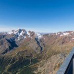 Ausblick Bergstation Schnalser Gletscherbahn