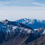 Ausblick von der Bergstation der Schnalser Gletscherbahn Richtung Hintere Eggenspitze