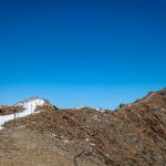 Blick von der Bergstation der Schnals Seilbahn zur Graue Wand