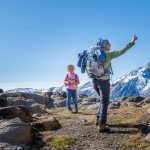 Wandern auf dem Schnalstaler Gletscher