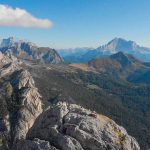 Blick vom Hexenstein auf die Dolomiten