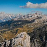 Blick vom Hexenstein auf die Dolomiten