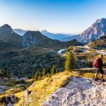 Goldene Stunde Sonnenstrahlen Tre Sassi Valparolapass