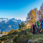 Andreas, Armin, Brenta, Dietmar, Herbst, Malga Campostril, wandern