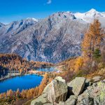 Bocchetta dell’Acqua Fredda, Cima Presanella, Herbst, Laghi di San Giuliano, Lago di Garzonè