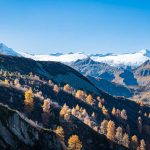 Carè Alto, Gletscher, Herbst, Lärchen