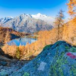 Cima Presanella, Herbst, Laghi di San Giuliano, Lago di Garzonè, Markierung