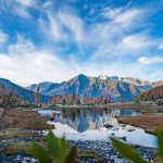 Cima Presanella, Herbst, Lago Germenega, Spiegelung