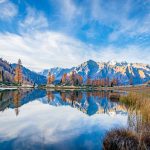 Cima Presanella, Herbst, Lago Germenega, Spiegelung