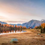 Chiesa di San Giuliano, Cima Presanella, Herbst, Lago di San Giuliano