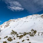 Schneeschuhwanderung Aufstieg auf das Weißhorn