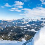 Latemar, Rosengartengruppe, Weißhorn, Winter