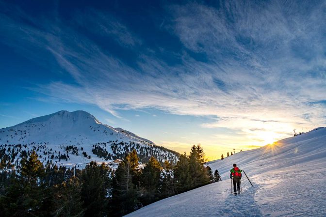 Ein tollen Streiflicht umschmeichelt das Schwarzhorn.