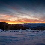 Abendrot auf dem Jochgrimm