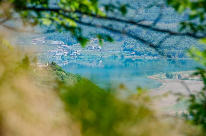 Richtung Norden reicht der Ausblick bis zum Kalterer See