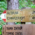 6er Steig, Kaltenbrunn, Schwarzer Kopf, Wanderschild, Wegweiser