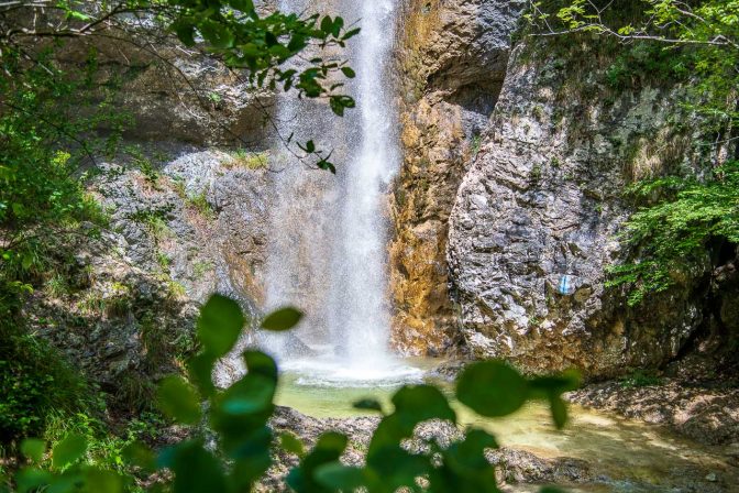 Ein Wasserfall wie aus dem Bilderbuch (Rio Bosconero)