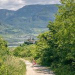 Geoweg Tramin mit Blick auf das St. Jakob Kirchlein