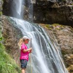 Anna, Cascata di Tret, Felixer Wasserfall, St. Felix, Tret, Wasserfall