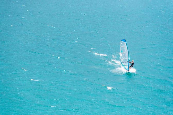 Surfer am Gardasee