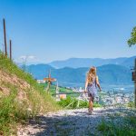 Ausblick, Gewürztraminer Weg, Gewürztraminer Weinweg, Themenweg