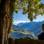 Ausblick, Bank, Geislerspitzen, Keschtnweg, rasten