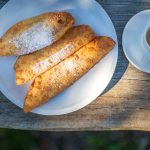 Eisacktaler Krapfen, Essen, Glangerhof, Kaffee, Krapfen, Speise, Süßspeise, Törggelen