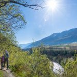 Etsch, Latschanderwaal, Sonne, Waalweg, wandern