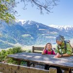 Anna, Anni, Bank, Rastplatz, Vinschgau