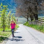 Apfelblüte, Tschars, wandern