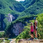 Auer, Ausblick, Castelfeder, Schwarzenbach, wandern, Wasserfall