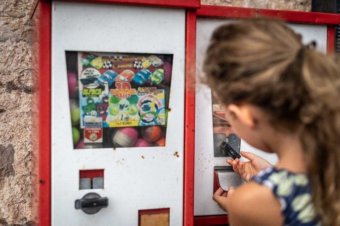 Waren Automat in Graun