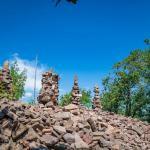 Montiggler Wald, Porphyr, Steinmänner, wandern, Wilder-Mann-Bühel