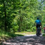 Montiggler Wald, Rad fahren