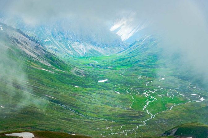 Blick auf das Biotop Niedermoor Uina