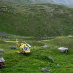 Helicopter, Hubschrauber, Pforzheimer Hütte, Schlinigtal