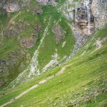 Mountainbike, Rad fahren, Schlinigtal, Schwarze Wand, Wasserfall