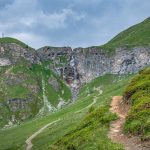 Rad fahren, Schlinigtal, Schwarze Wand, Wasserfall