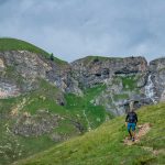 Schlinigtal, Schwarze Wand, wandern, Wasserfall